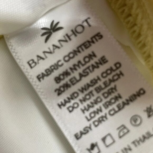 Bananhot Kyma String Bikini Top • Size M • Yellow - Picture 4 of 7